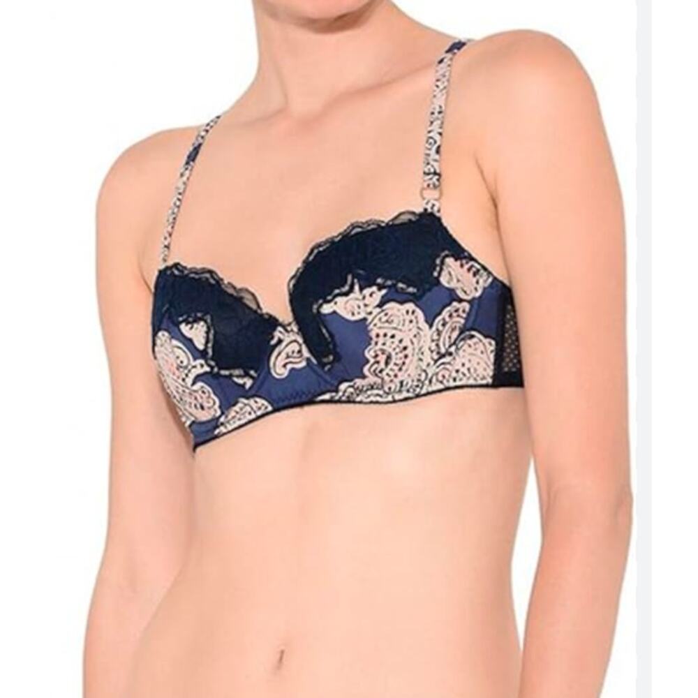 Stella McCartney Leaping Paisley Balcony Bra 32B NWT
